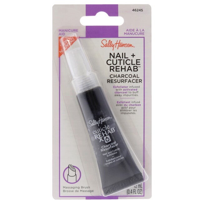 Nail Rehab Charcoal Resurfacer - 46245 by Sally Hansen for Women - 0.4 oz Exfoliator, NA, hi-res image number null