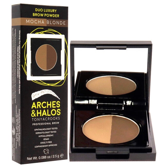 Duo Luxury Brow Powder - Mocha Blonde by Arches and Halos for Women - 0.088 oz Eyebrow, , alternate image number null