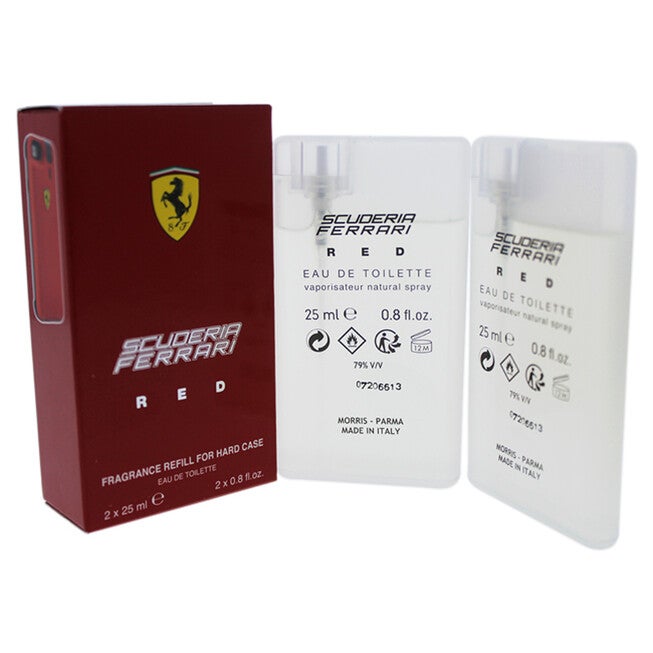 Ferrari Red Fragrance Refill For Hard Case by Ferrari for Men - 2 x 0.8 oz EDT Spray (Refill), NA, hi-res image number null