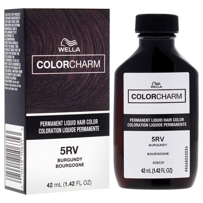 Color Charm Permanent Liquid Haircolor - 507 5RV Burgundy by Wella for Unisex - 1.4 oz Hair Color, NA, alternate image number null