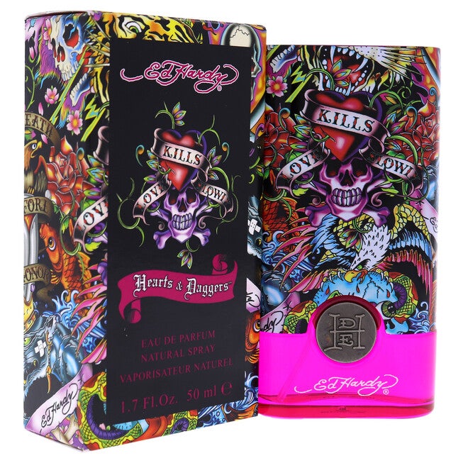Ed Hardy Hearts and Daggers by Christian Audigier for Women - 1.7 oz EDP Spray, , alternate image number null