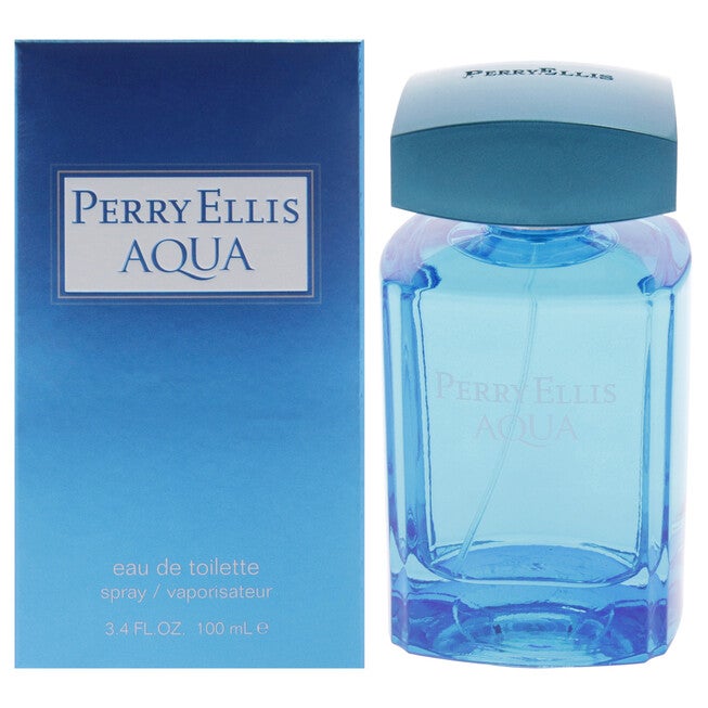 Perry Ellis Aqua by Perry Ellis for Men - 3.4 oz EDT Spray, NA, hi-res image number null