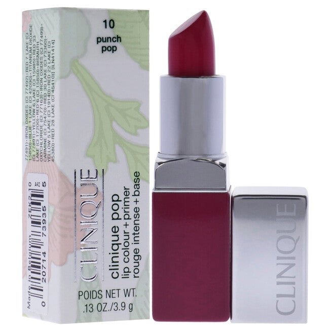Clinique Pop Lip Colour Plus Primer - 10 Punch Pop by Clinique for Women - 0.13 oz Lipstick, , alternate image number null
