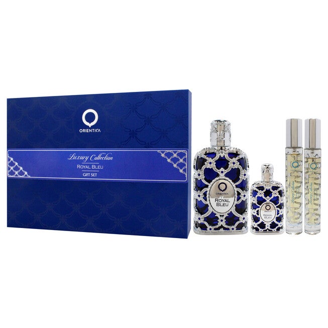 Royal Bleu by Orientica for Unisex - 4 Pc Gift Set 2.7oz EDP Spray, 2 x 10ml EDP Spray, 7.5ml EDP Splash, See Description, alternate image number 3