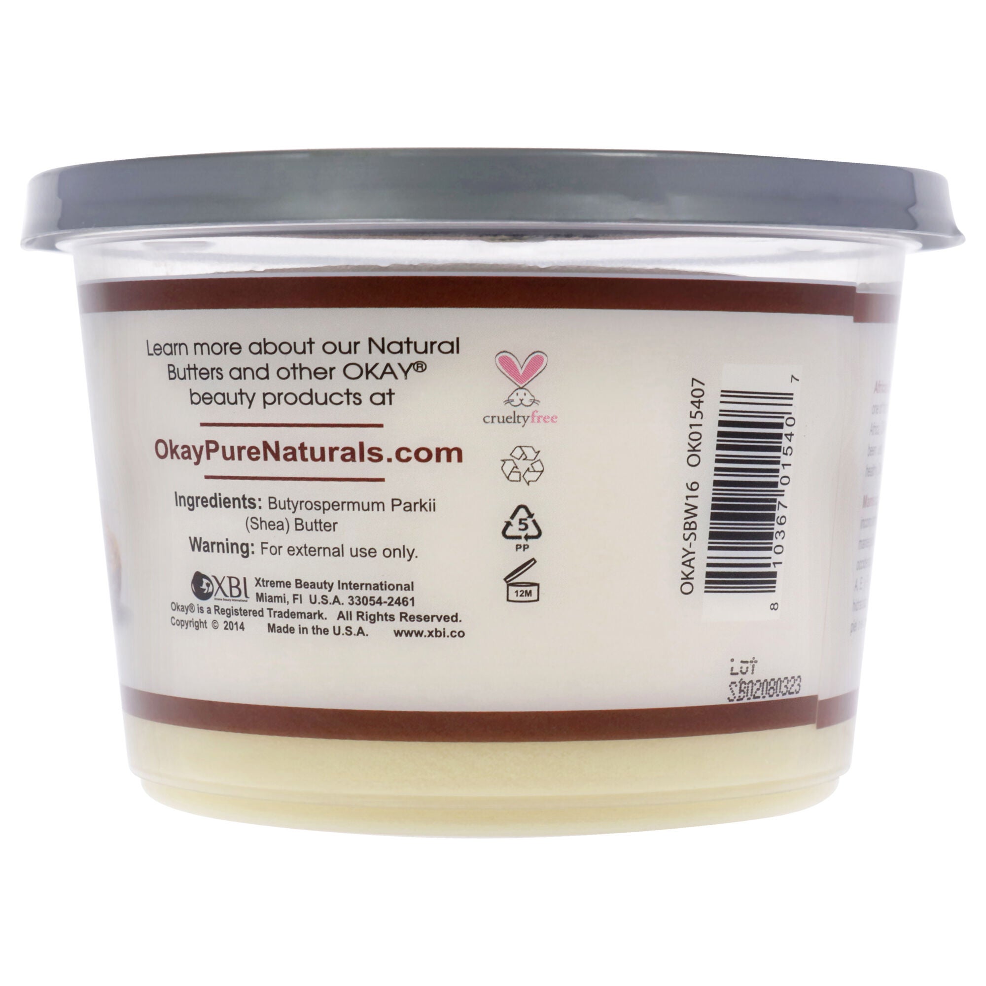 African Shea Butter White Smooth Moisturizer by Okay for Unisex - 13 oz Body Butter, See Description, alternate image number 2