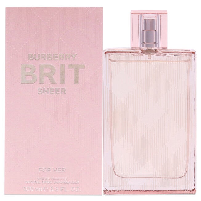 Burberry Brit Sheer by Burberry for Women - 3.3 oz EDT Spray, , alternate image number null
