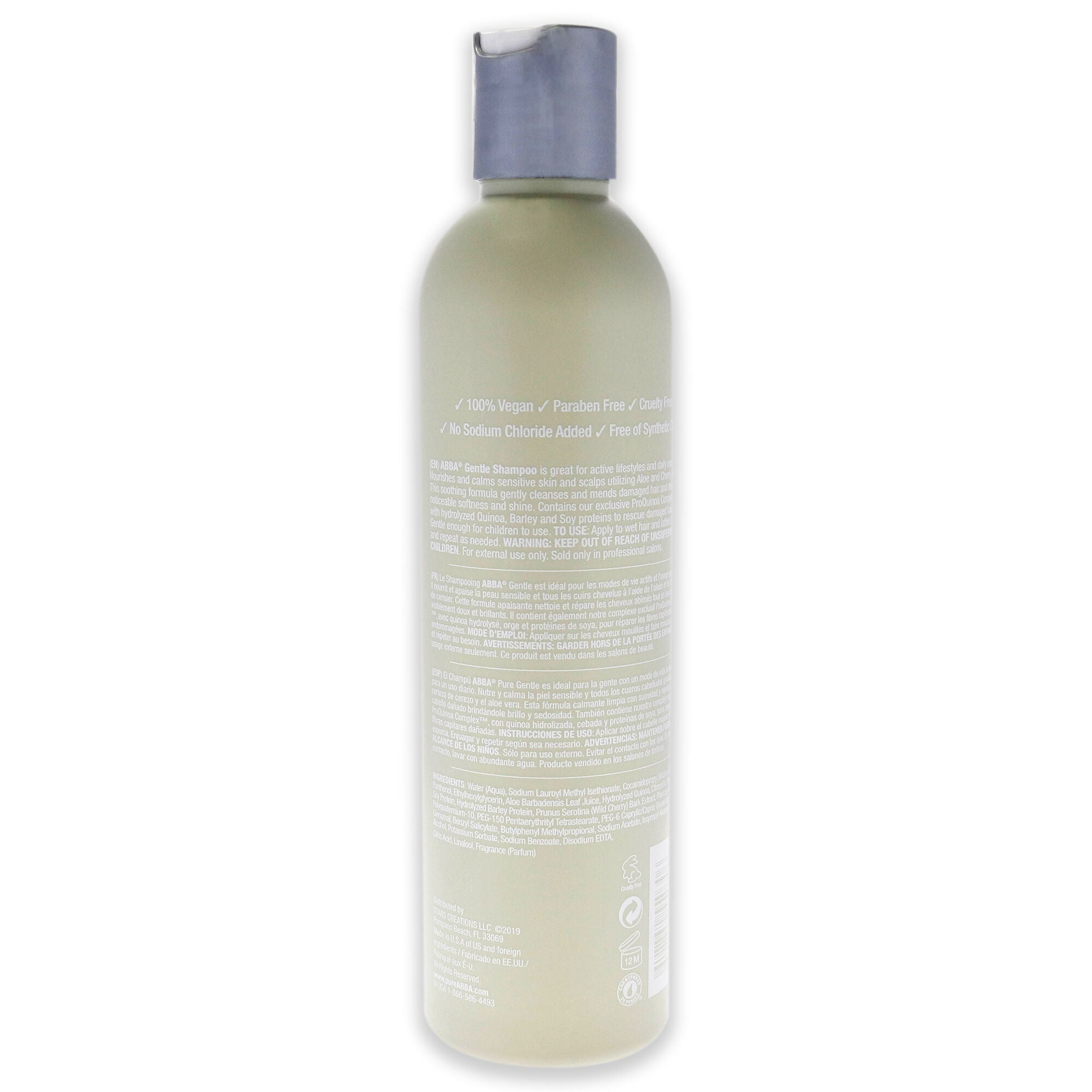 Gentle Shampoo by ABBA for Unisex - 8 oz Shampoo, See Description, alternate image number 1