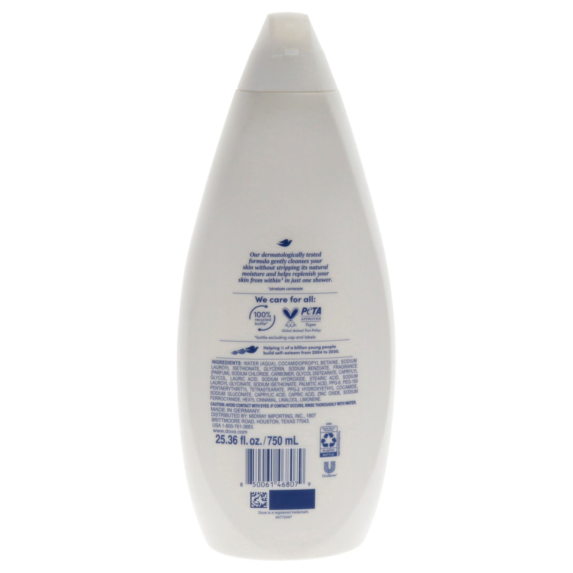 Body Wash - Hydrate by Dove for Unisex - 25.36 oz Body Wash, See Description, alternate image number 2