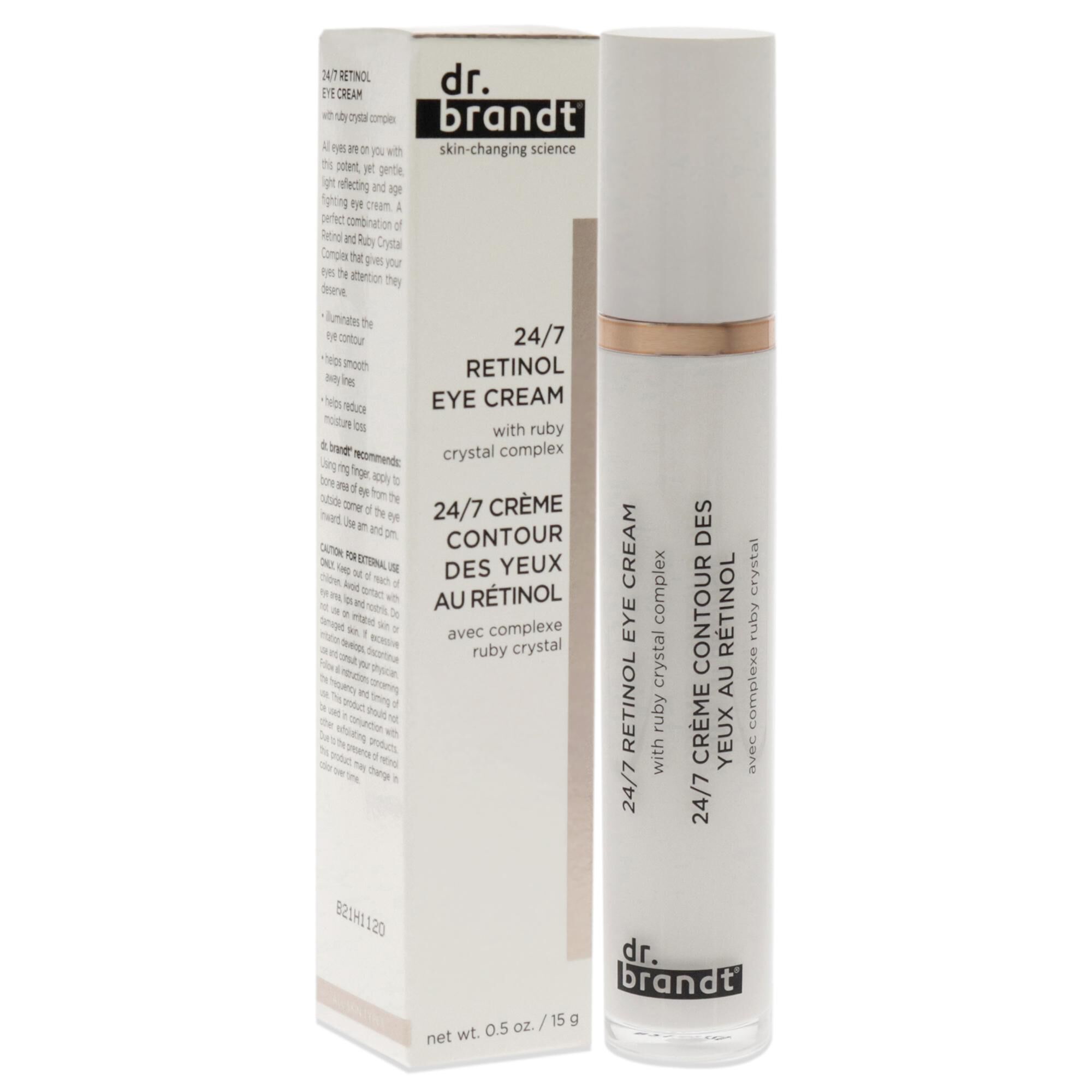 24-7 Retinol Eye Cream by Dr. Brandt for Women - 0.5 oz Cream, , alternate image number 6