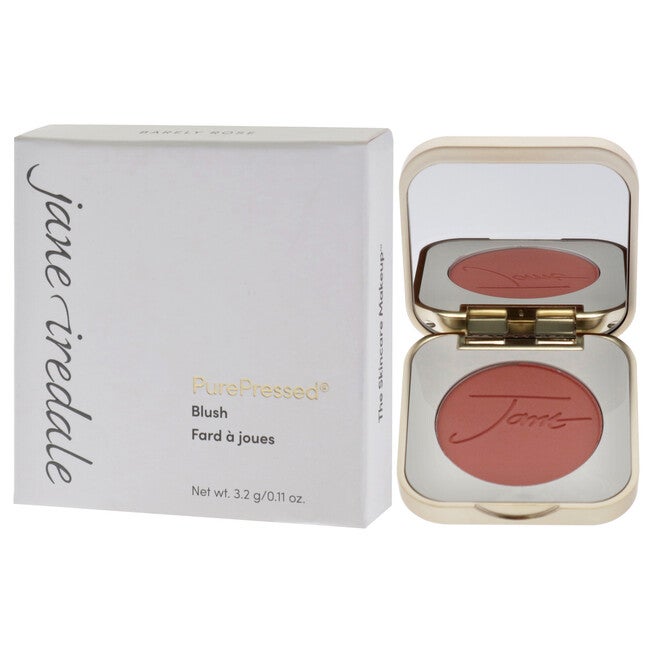 PurePressed Blush - Barely Rose by Jane Iredale for Women - 0.11 oz Blush, See Description, alternate image number null
