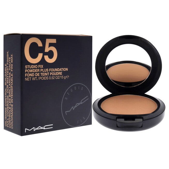 Studio Fix Powder Plus Foundation - C5 by MAC for Women - 0.52 oz Foundation, NA, alternate image number null