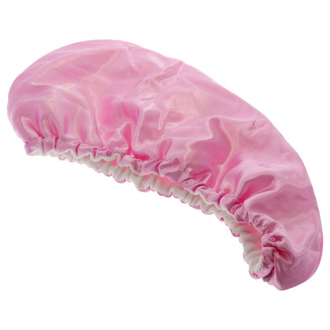 Very Necessary Satin Hair Towel - Pink by Aria Beauty for Women - 1 Pc Towel, NA, alternate image number null