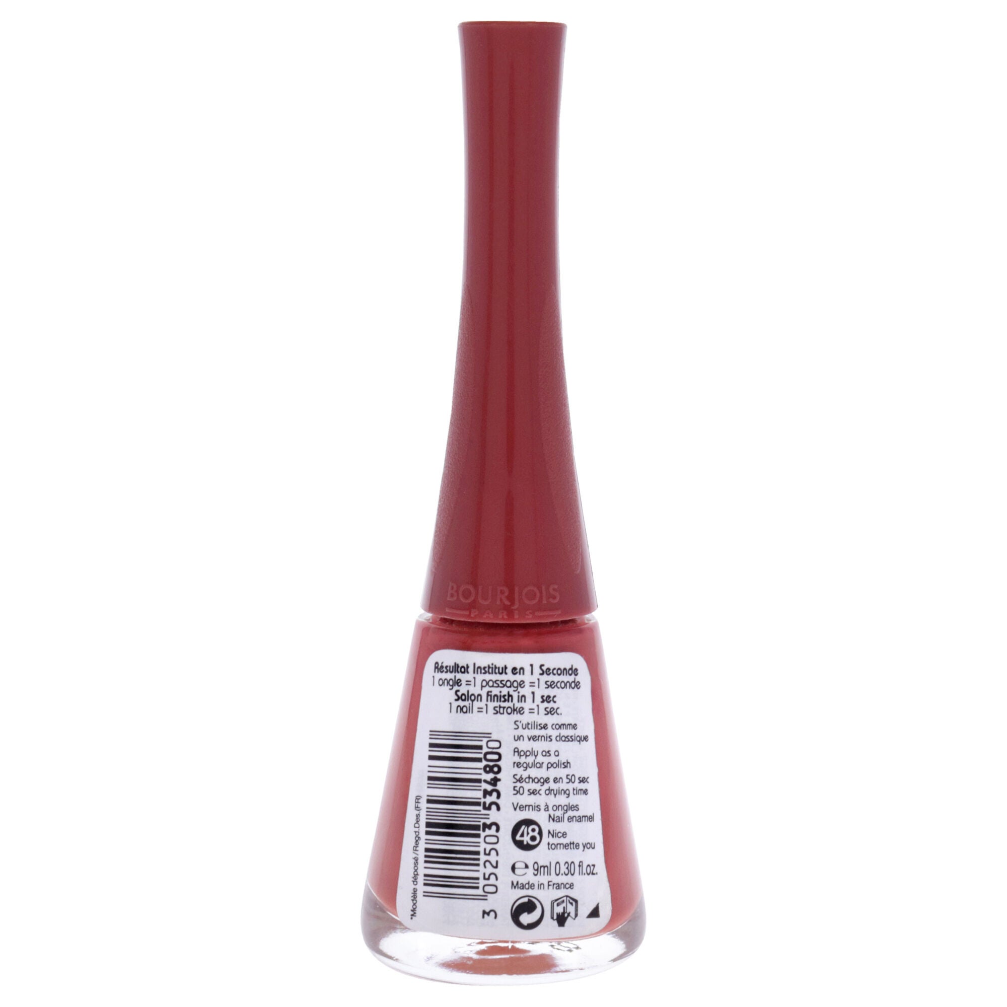 1 Seconde - 48 Nice Tomette You by Bourjois for Women - 0.3 oz Nail Polish, See Description, alternate image number 2