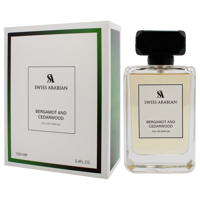 Bergamot and Cedarwood by Swiss Arabian for Men - 3.4 oz EDP Spray, NA, alternate image number null