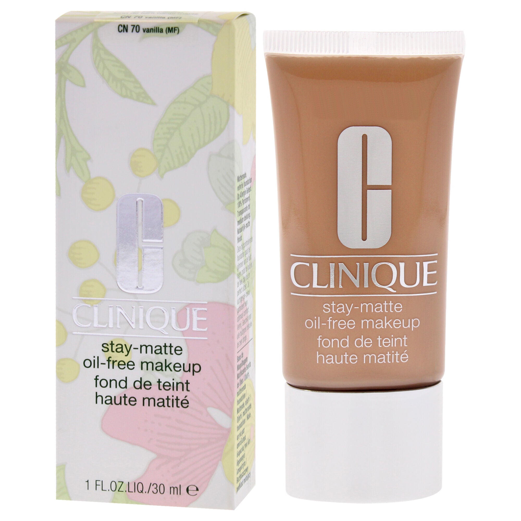 Stay-Matte Oil-Free Makeup - 14 Vanilla (MF-G) - Dry Combination To Oily by Clinique for Women - 1 oz Makeup, See Description, alternate image number 3