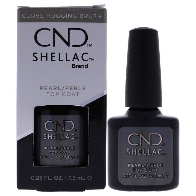 Shellac Nail Color - Pearl Top Coat by CND for Women - 0.25 oz Nail Polish, , alternate image number null