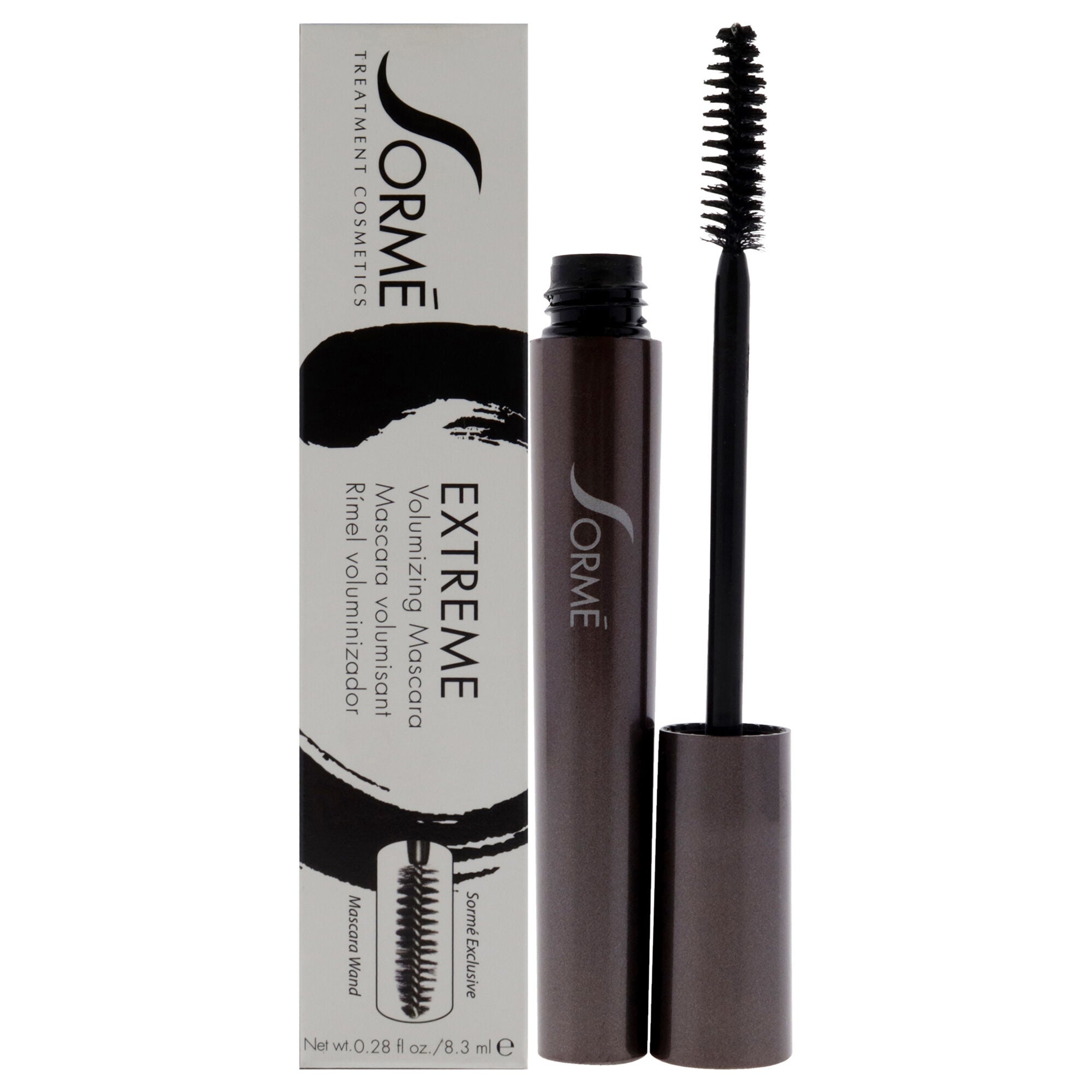 Extreme Volumizing Mascara - E01 Black by Sorme Cosmetics for Women - 0.28 oz Mascara, See Description, hi-res image number 0