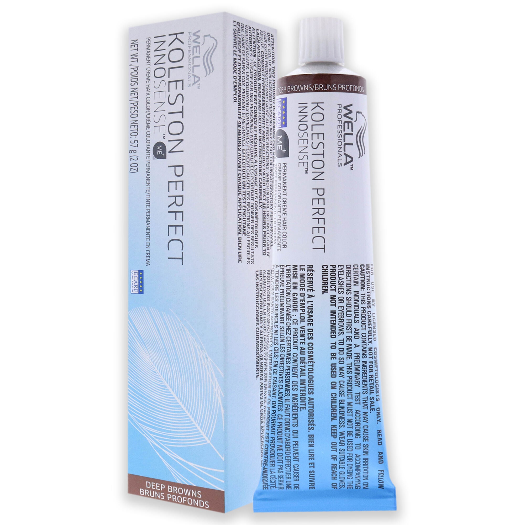Koleston Perfect Innosense Permanent Creme Hair Color - 5-7 Light Brown-Brown by Wella for Unisex - 2 oz Hair Color, See Description, alternate image number 3