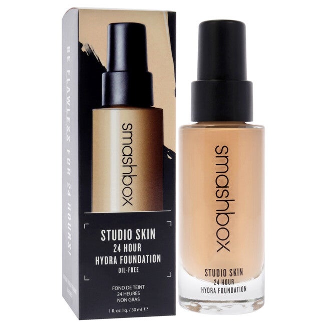 Studio Skin 24 Hour HydraFoundation - 2.2 Light-Medium With Warm-Peach Undertone by Smashbox for Women - 1 oz Foundation, See Description, alternate image number 2