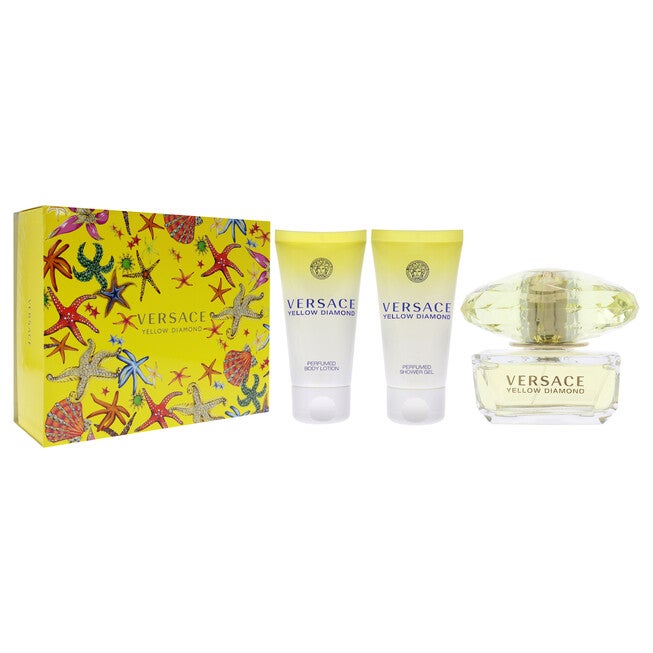Versace Yellow Diamond by Versace for Women - 3 Pc Gift Set 1.7oz EDT Spray, 1.7oz Perfumed Shower Gel, 1.7oz Perfumed Body Lotion, , alternate image number 7