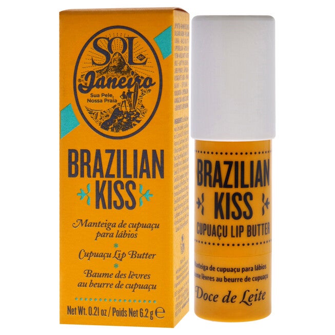 Brazilian Kiss Cupuacu Lip Butter by Sol de Janeiro for Unisex - 0.21 oz Lip Balm, , alternate image number null