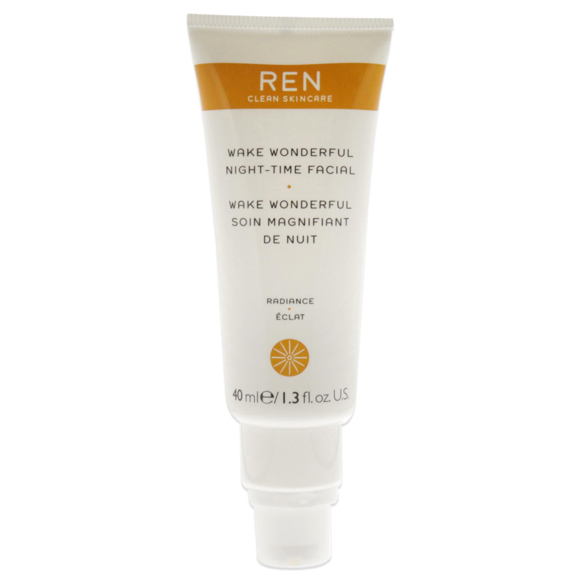 Wake Wonderful Night-Time Facial by REN for Unisex - 1.3 oz Treatment, , alternate image number 6