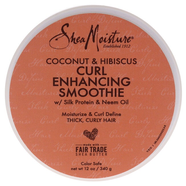 Coconut Hibiscus Curl Enhancing Smoothie by Shea Moisture for Unisex - 12 oz Cream, NA, alternate image number null
