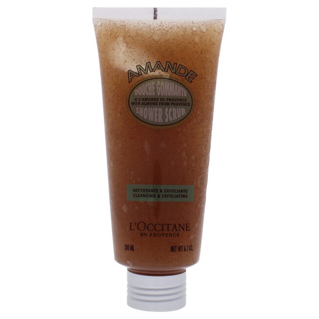 Almond Shower Scrub by LOccitane for Unisex - 6.7 oz Scrub, NA, hi-res image number null