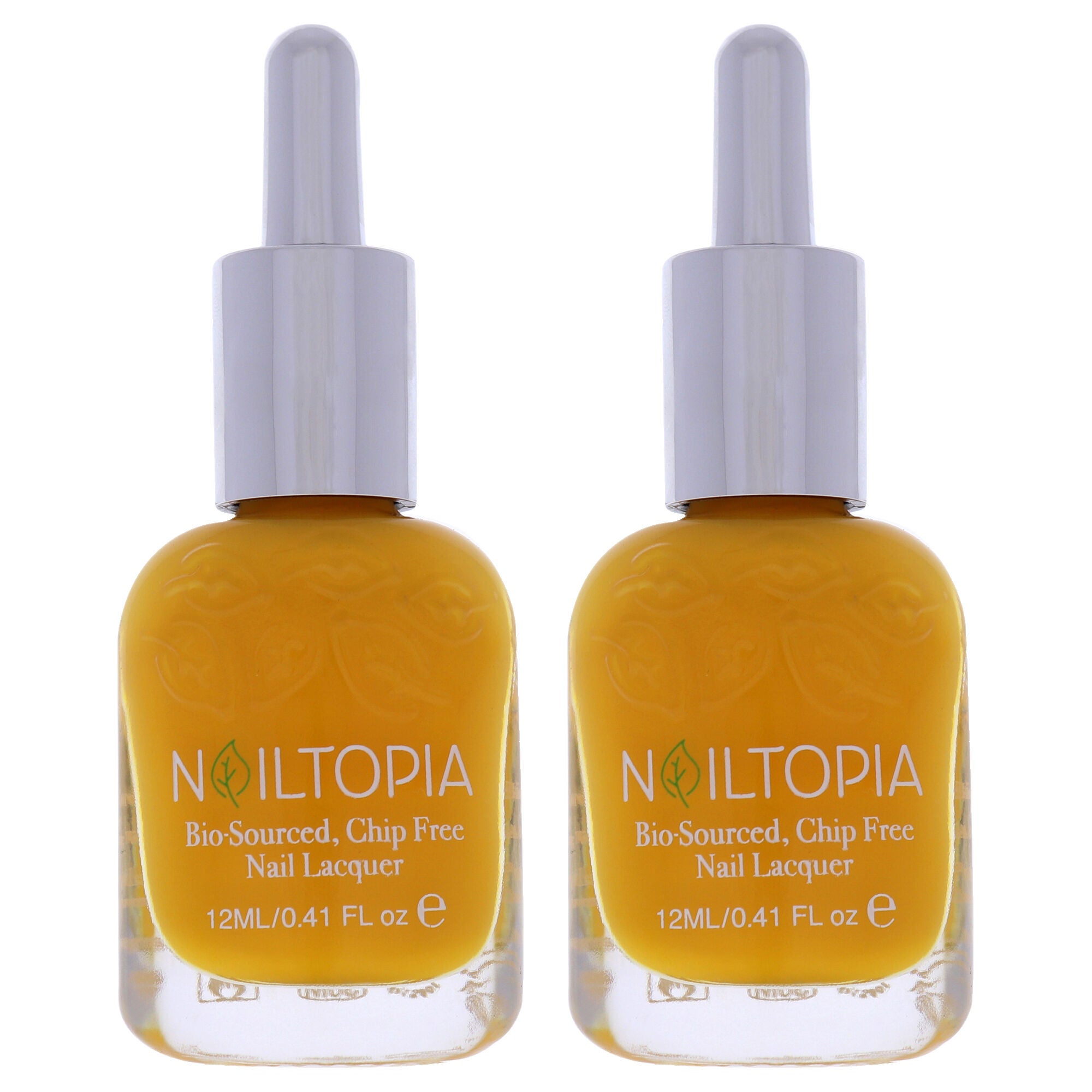 Bio-Sourced Chip Free Nail Lacquer - Glow Up by Nailtopia for Women - 0.41 oz Nail Polish - Pack of 2, See Description, hi-res image number 0