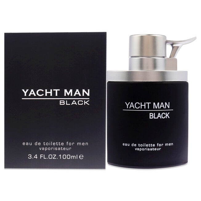 Yacht Man Black by Myrurgia for Men - 3.4 oz EDT Spray, NA, hi-res image number null