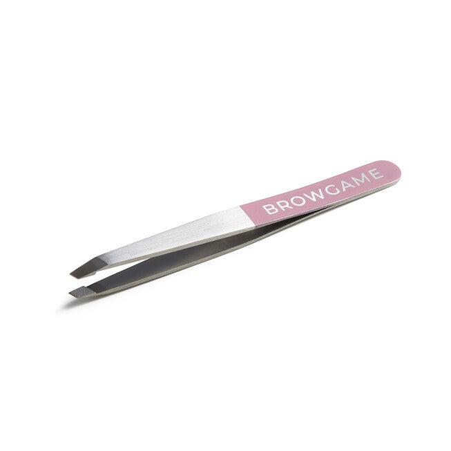 Original Slanted Tweezer - Pink by Browgame for Unisex - 1 Pc Tweezer, NA, hi-res image number null