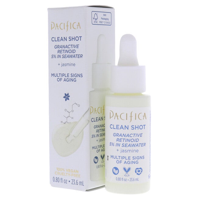 Clean Shot Granactive Retinoid 5 Percent In Seawater by Pacifica for Unisex - 0.8 oz Serum, , alternate image number 8