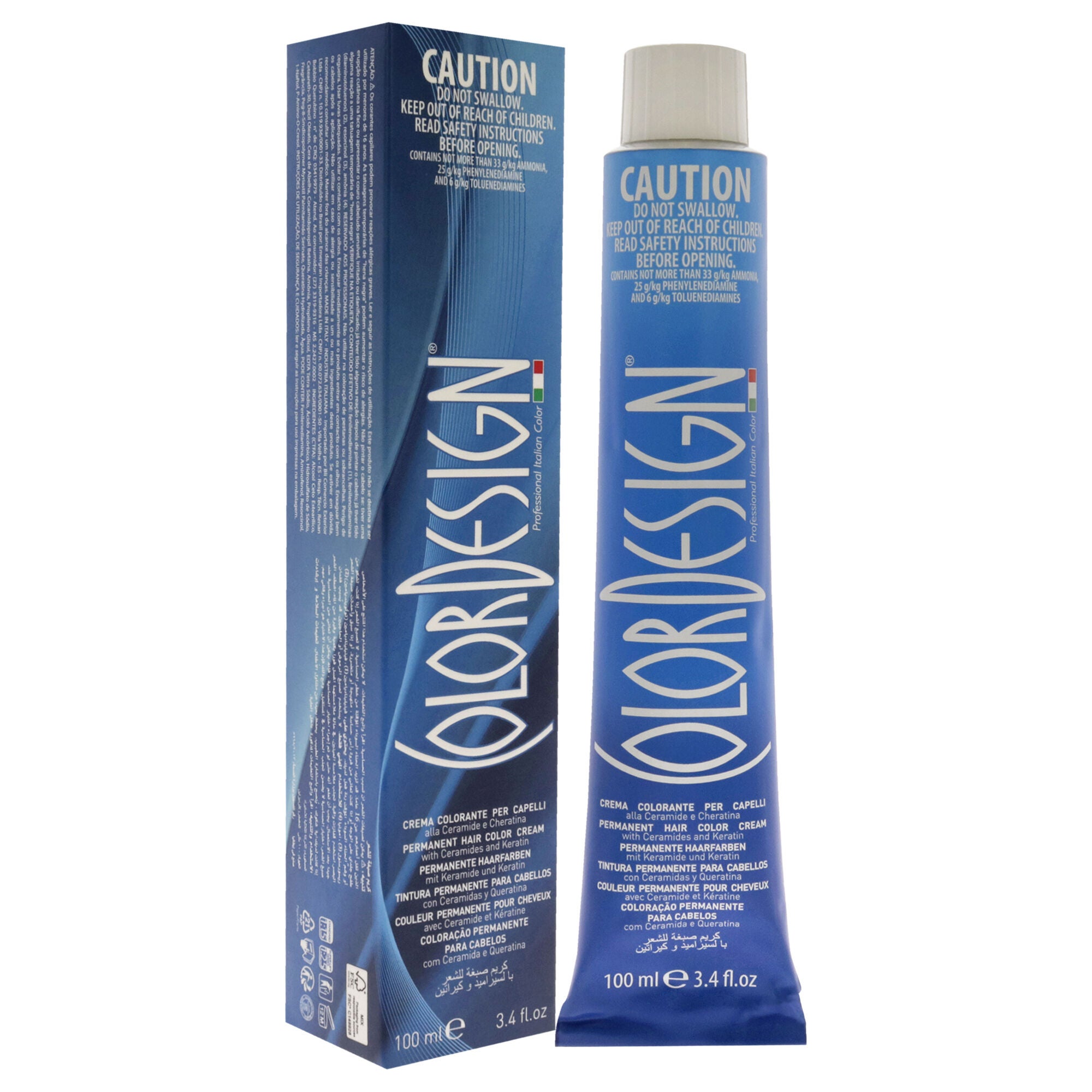 Permanent Hair Color - 5 Light Brown by ColorDesign for Unisex - 3.4 oz Hair Color, See Description, alternate image number 1