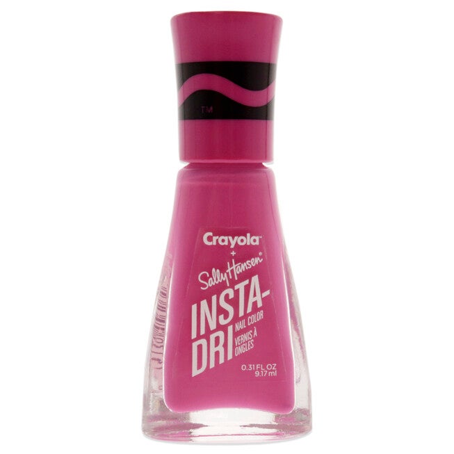 Insta-Dri Crayola Nail Color - 523 Razzle Dazzle Rose by Sally Hansen for Women - 0.31 oz Nail Polish, NA, hi-res image number null