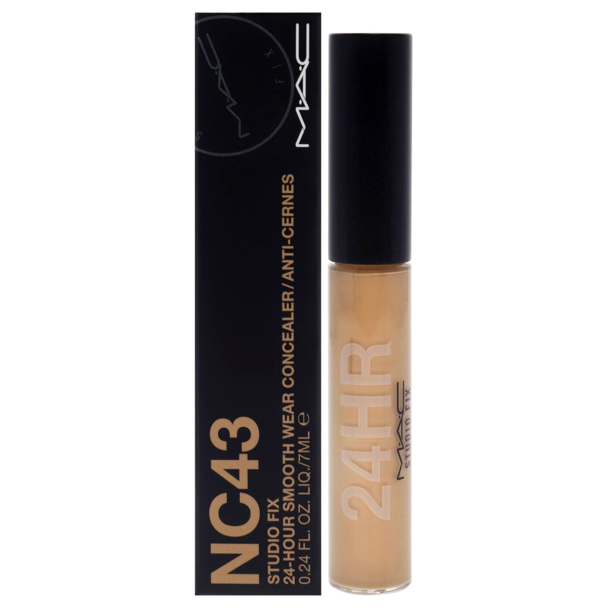 Studio Fix 24-Hour Smooth Wear Concealer - NC43 by MAC for Women - 0.24 oz Concealer, See Description, hi-res image number 0