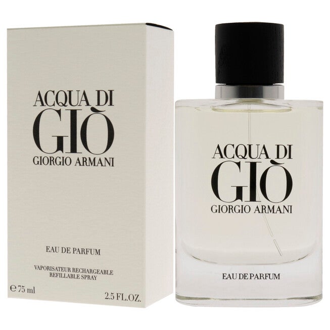 Acqua Di Gio by Giorgio Armani for Men - 2.5 oz EDP Spray (Refillable), , alternate image number null