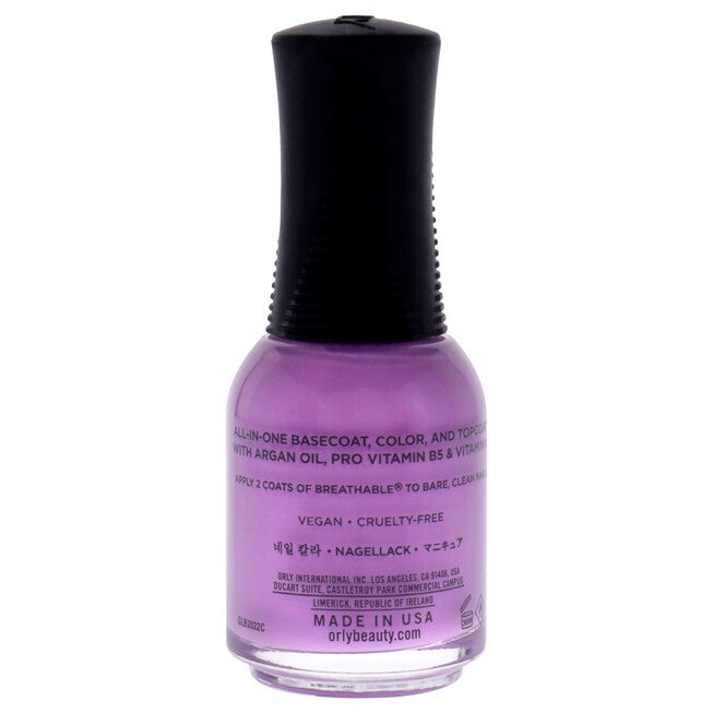 Breathable 1 Step Manicure - 20911 TLC Purple by Orly for Women - 0.6 oz Nail Polish, NA, alternate image number null