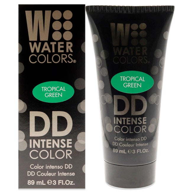 Watercolors DD Intense Color - Tropical Green by Tressa for Unisex - 3 oz Hair Color, NA, hi-res image number null