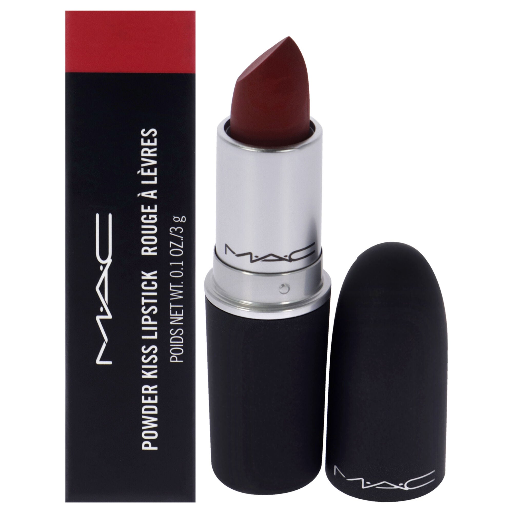 Powder Kiss Lipstick - 935 Ruby New by MAC for Women - 0.1 oz Lipstick, See Description, hi-res image number 0