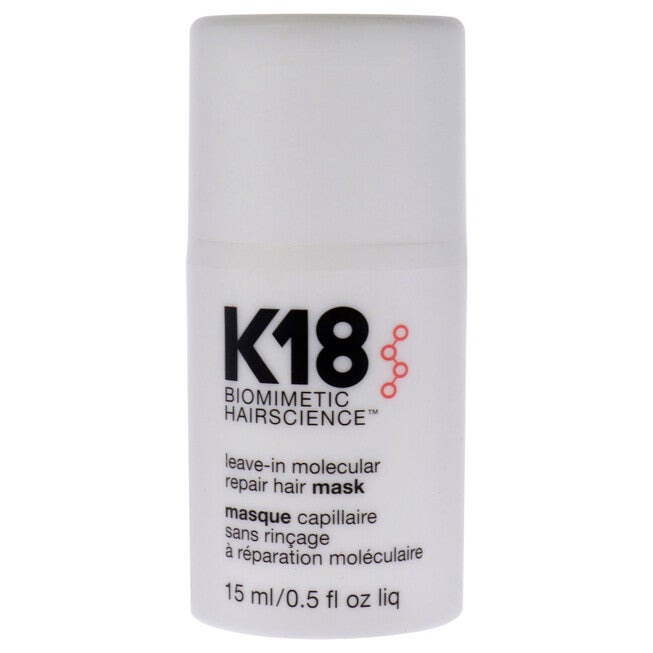 Leave-in Molecular Repair Hair Mask by K18 Hair for Women - 0.5 oz Masque, , alternate image number null