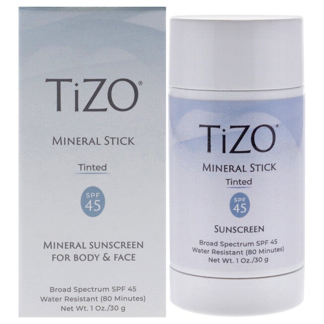 Mineral Stick Tinted SPF 45 by Tizo for Women - 1 oz Sunscreen, NA, hi-res image number null