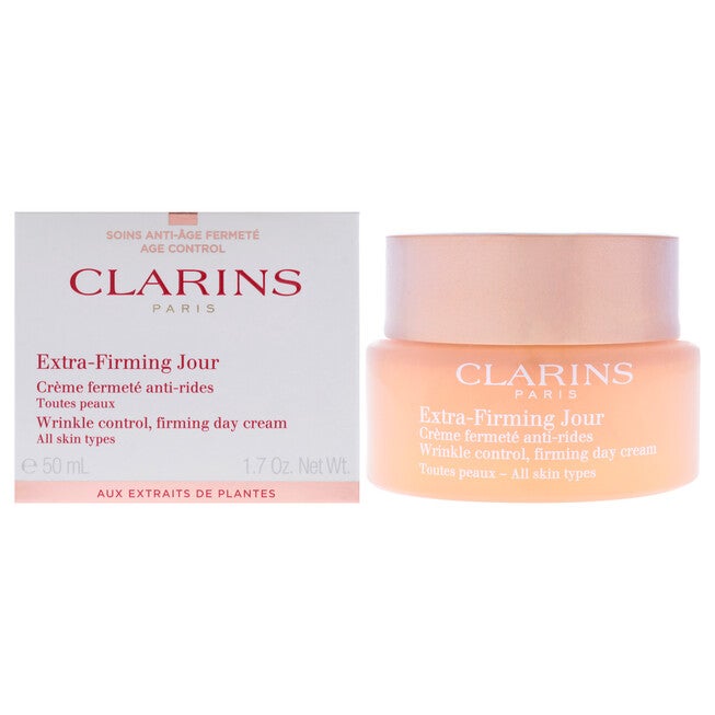 Extra Firming Day Wrinkle Control Day Cream - All Skin Type by Clarins for Unisex - 1.7 oz Day Cream, NA, hi-res image number null