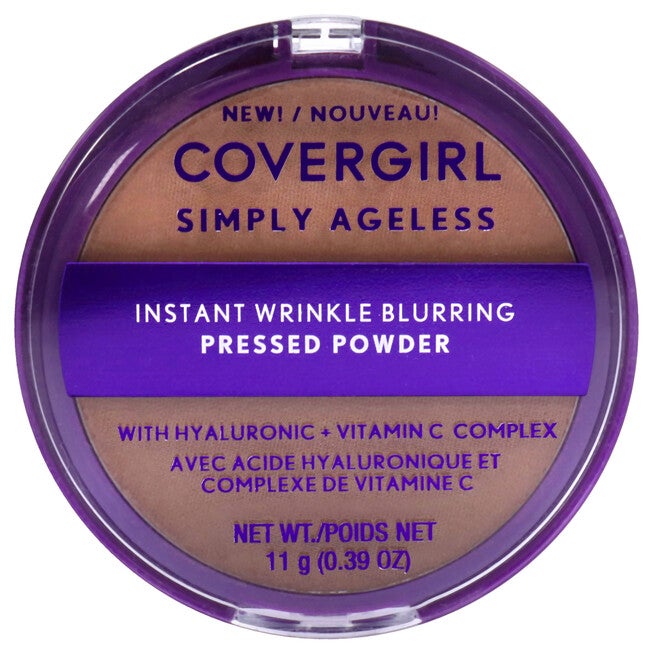Simply Ageless Instant Wrinkle Blurring Pressed Powder - 265 Tawny by CoverGirl for Women - 0.39 oz Powder, NA, hi-res image number null