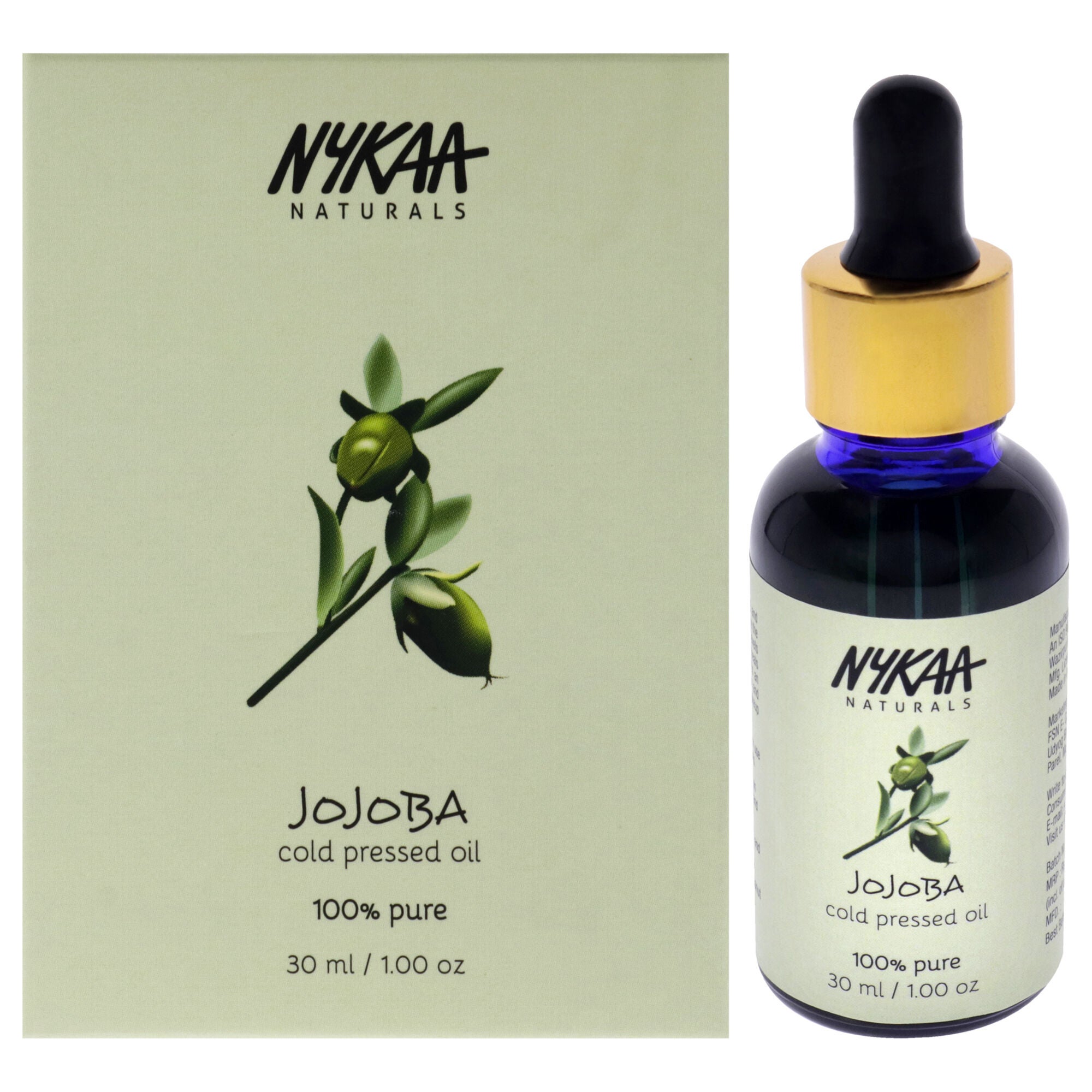 100 Percent Pure Cold Pressed Oil - Jojoba by Nykaa Naturals for Women - 1 oz Oil, See Description, hi-res image number 0