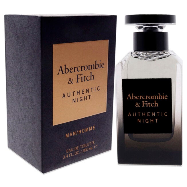 Authentic Night by Abercrombie and Fitch for Men - 3.4 oz EDT Spray, NA, alternate image number null