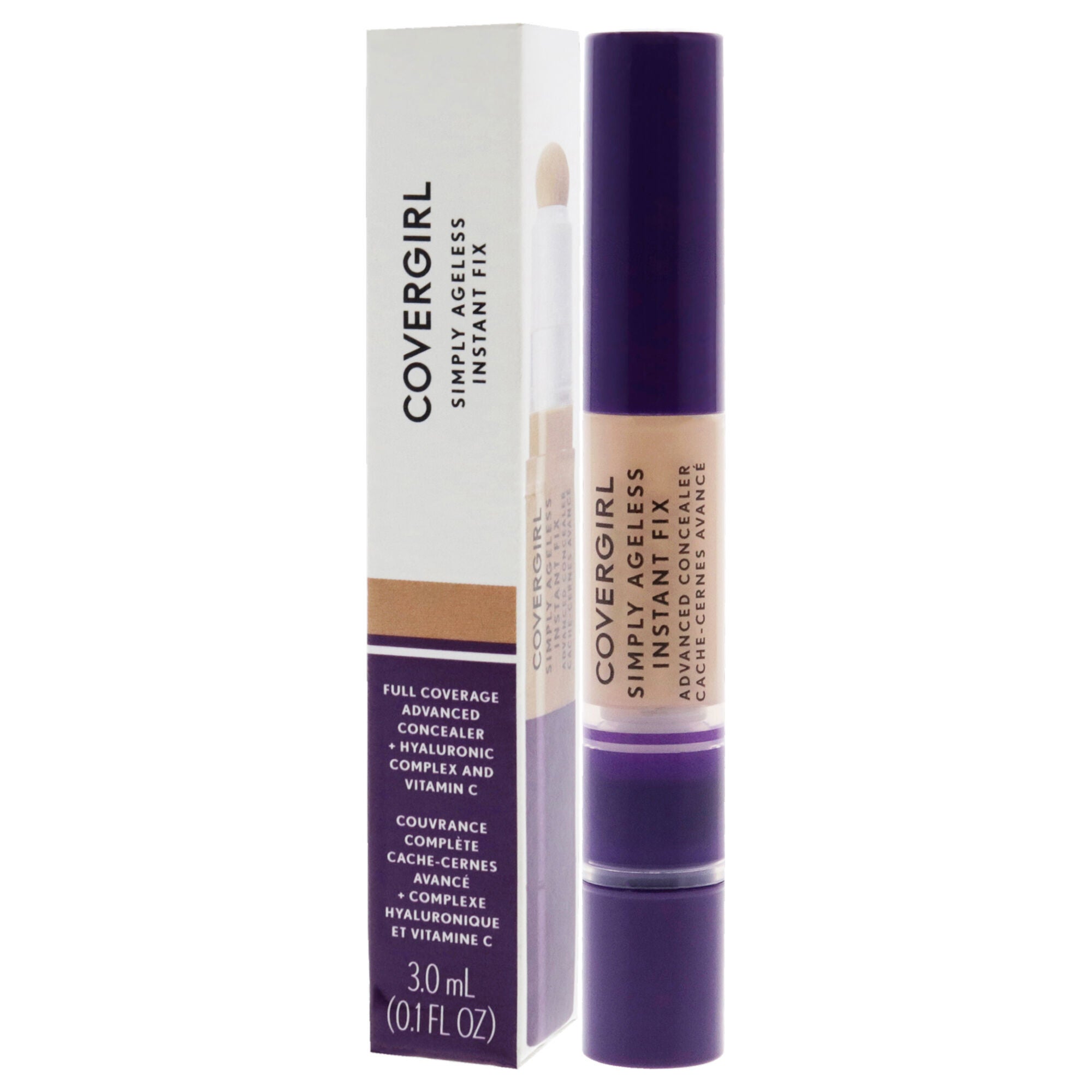 Simply Ageless Instant Fix Advanced Concealer - 360 Honey by CoverGirl for Women - 0.1 oz Concealer, , alternate image number 8