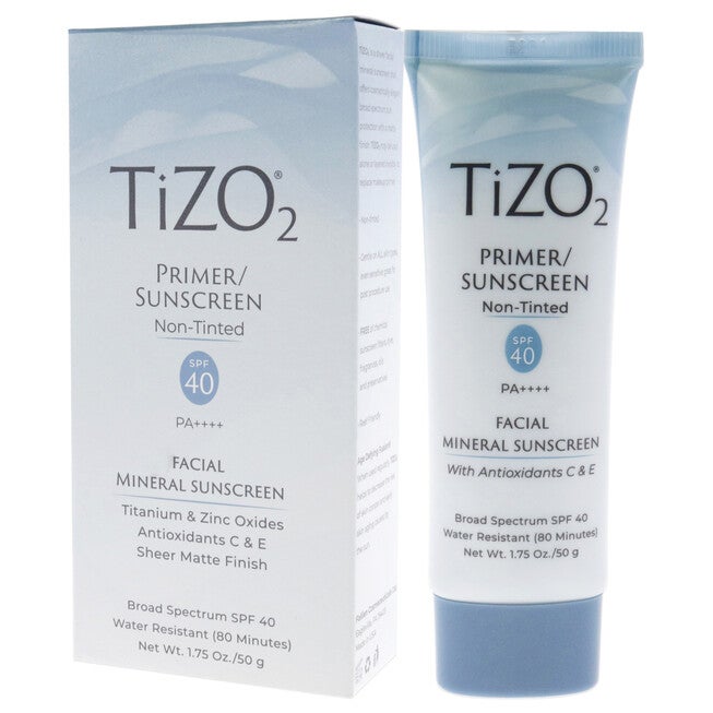 Tizo2 Facial Primer Non-tinted SPF 40 by Tizo for Unisex - 1.75 oz Sunscreen, See Description, alternate image number 3