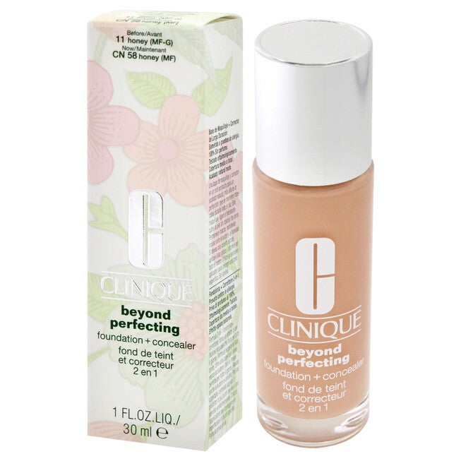 Beyond Perfecting Foundation Plus Concealer - 11 Honey MF-G by Clinique for Women - 1 oz Makeup, NA, alternate image number null