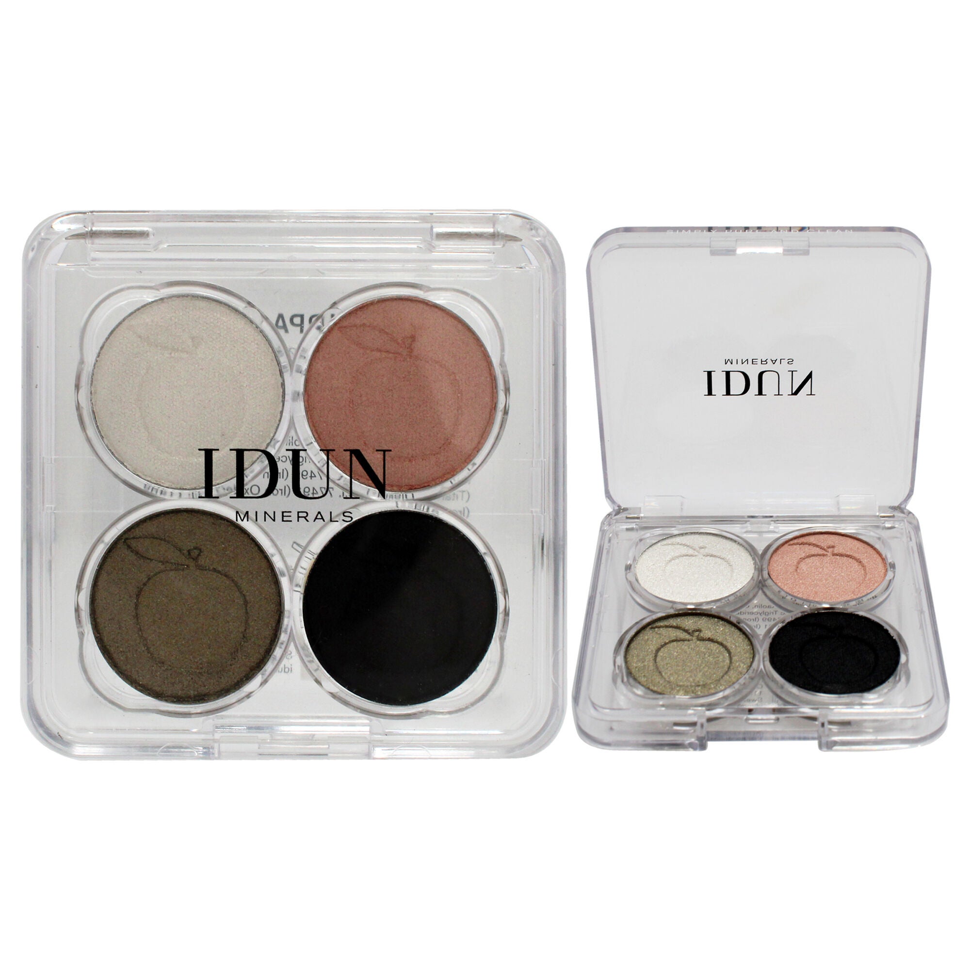 Eyeshadow Palette - 406 Vitsippa by Idun Minerals for Women - 4 x 0.03 oz Eye Shadow, See Description, hi-res image number 0