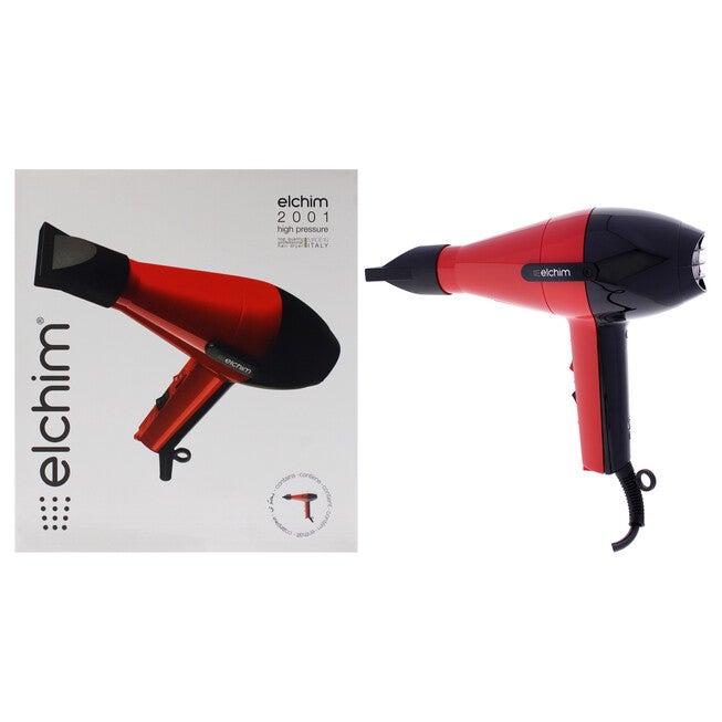 2001 Classic Hair Dryer - Red-Black by Elchim for Women - 1 Pc Hair Dryer, NA, hi-res image number null